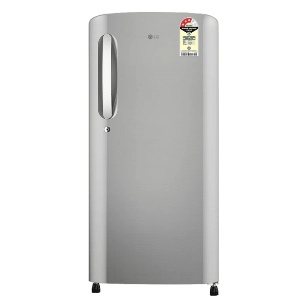 Buy LG 185L 3 Star Direct Cool Single Door Refrigerator with Smart Inverter Compressor – Energy Efficient & Antibacterial Gasket, Shiny Steel (GLD1936YAPZ) on EMI