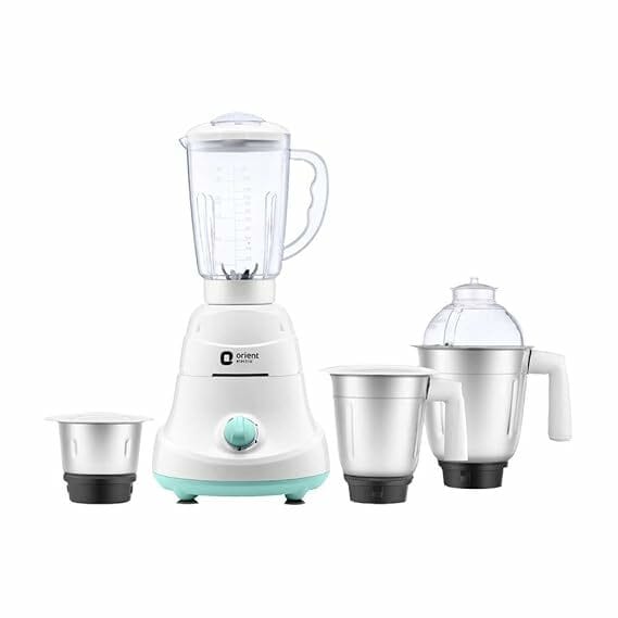 Buy Orient Electric , Kitchen Kraft 4 Jar Mixer Grinder|(White and Blue) on EMI