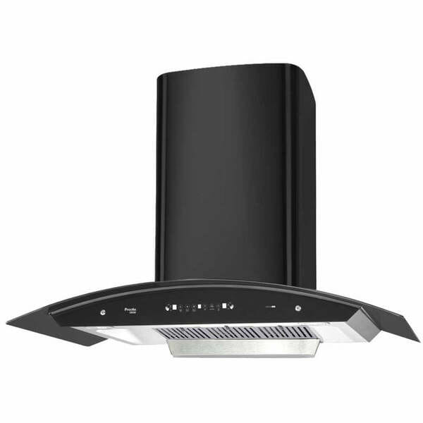 Buy PREETHI Chimney Alcor - 3 Speed Auto Clean Wall Mounted Black 1200 CMH Chimney -  KH310 on EMI