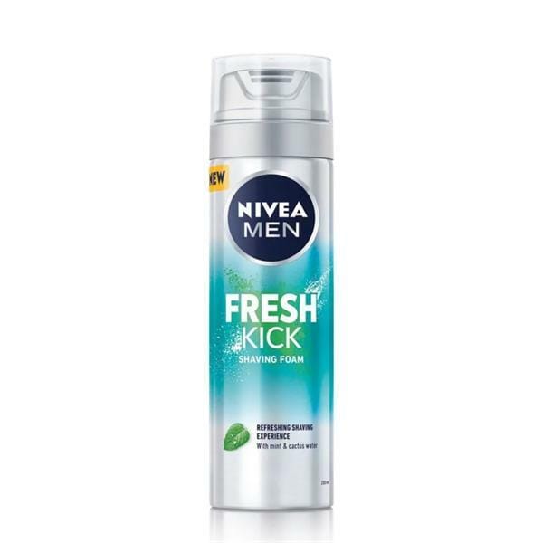 Buy Nivea Men Fresh Kick Shaving Foam 200 ml - Imported on EMI