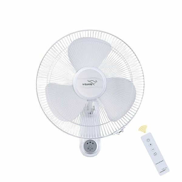Buy V-Guard Enviro WF BLDC 16 Wall Fan | 40 cm (White) | Energy-Efficient BLDC Motor | Remote Controlled | 3 Speed Settings | Jerk-Free Oscillation on EMI