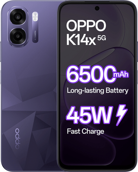 Buy OPPO K14x 5G (Prism Violet, 64 GB) (4 GB RAM) on EMI