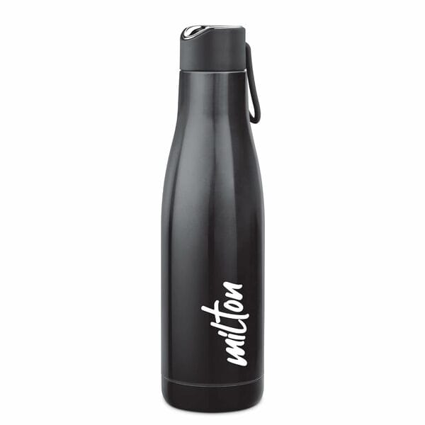 Milton Fame 600 Thermosteel Water Bottle 500 ml-Black