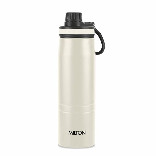 Buy Milton Sparkle 600 Thermosteel Water Bottle 620 ml-Ivory on EMI