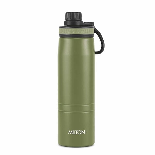 Buy Milton Sparkle 600 Thermosteel Water Bottle 620 ml-MILITARY GREEN on EMI