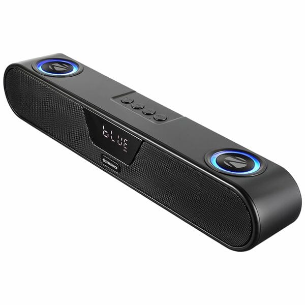 Buy ZEBRONICS Astra 40 Portable Bluetooth Speaker, 20W RMS, Dual Drivers + 2 Passive Radiators, Upto 8 Hours Playback, BTv5.3  (Black) on EMI