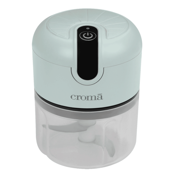 Buy Croma 30 Watt Vegetable & Fruits Chopper with 3 Blades (White) – A Tata Product on EMI