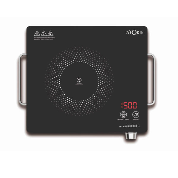 Buy LA' FORTE Infrared Electric Cooktop 2200W - The Only Cooktop That Can Make Roti, BBQ Tikka & Tea | Better Than Induction, Cleaner Than Gas on EMI