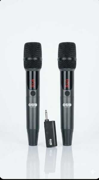 Buy OUD Wireless Microphone System, Two Handheld Dynamic Cordless Mic and Dual Channel Receiver, 50 Selectable UHF Frequency for Karaoke Singing Party,Church,DJ,Wedding,School Presentation (RAPTONE OD-MIC-1503) on EMI