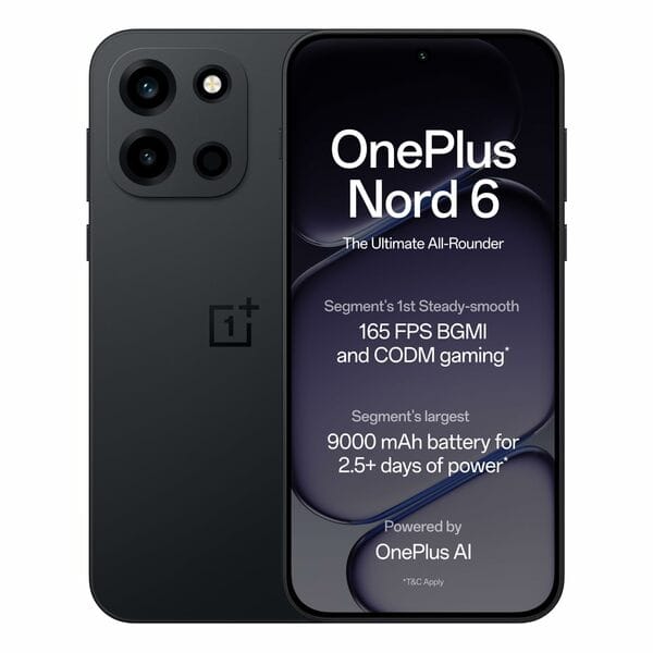 Buy OnePlus Nord 6 (Pitch Black, 256GB) (8 GB RAM) on EMI