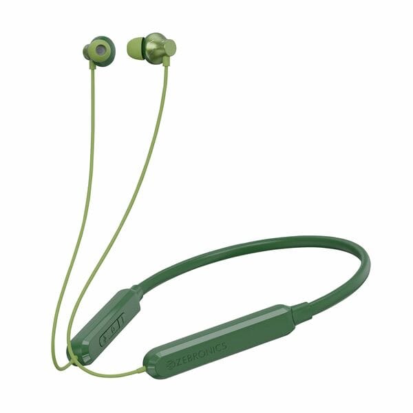 Buy ZEBRONICS Jumbo LITE Wireless Neckband Type C -Green on EMI