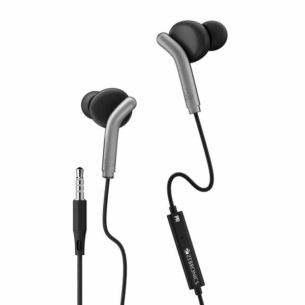 Buy ZEBRONICS Bro 3.5 Earphones - Black on EMI