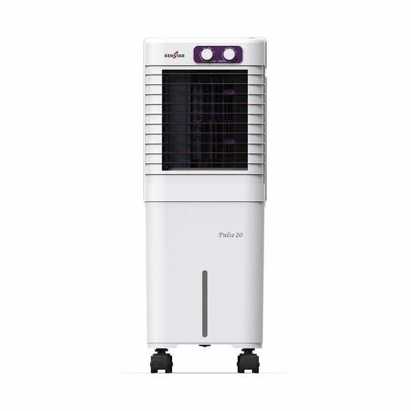 Buy Kenstar PULSE HC 20 Portable/Room/Personal Air Cooler For Home| Honeycomb Pad |High Speed Fan |15 Ft Powerful Air Throw|Inverter compatible |Portable Cooler-Room|1-Yr Product Warranty|White & Purple on EMI