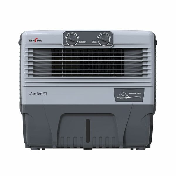 Buy Kenstar Auster 60 Window Air Cooler for Home - Inverter Compatible, Wood Wool Cooling Pads, Collapsible Louvers (60L, 210 Watts) on EMI