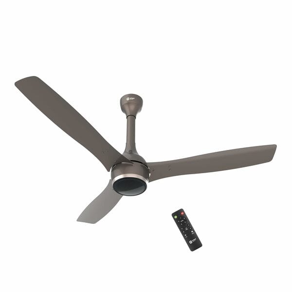 Buy Orient Electric 1200 mm Aeon BLDC PRO, BEE 5-star rated, Anti-Dust Designer Ceiling fan with Remote & Boost mode for High Air Delivery - Magma Grey on EMI
