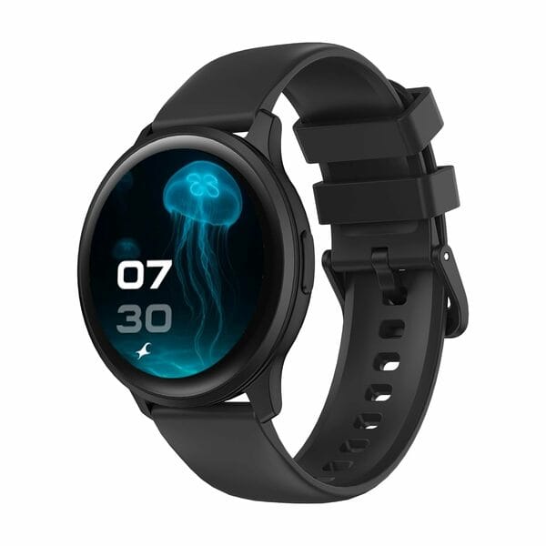 Buy Fastrack Jupiter R3 with 1.38" Ultra UV Round Display with Singlesync BT Calling, Heart Rate, SpO2 & Sleep Tracking,IP68,Nitro Fast Charging,Upto 5 Days Battery- Smart Watch for Man and Woman - Black on EMI