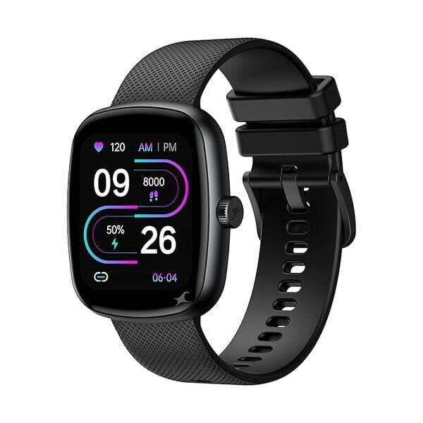 Buy Fastrack Jupiter S3 Smartwatch with 1.83” TFT 2.5D Display, Push Button & Rotary Crown,BT Calling,HRM, SpO2 & Sleep Tracking,Multiple Menu Styles,IP68,24/7 Health Suite,Up to 5 Days Battery - Black on EMI