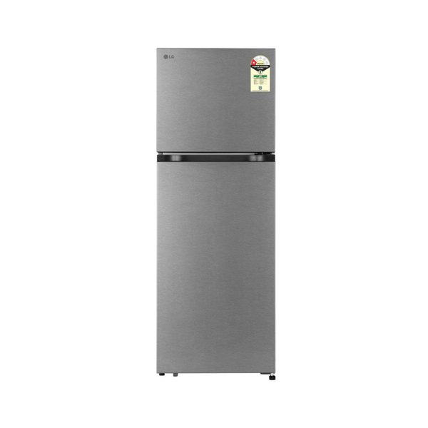 Buy LG 251L Double Door Refrigerator with Smart Inverter Compressor, Auto Smart Connect, Multi Air Flow, Fresh Zone, Dazzle Steel (GL T2516 WXDS, 1 Star) on EMI