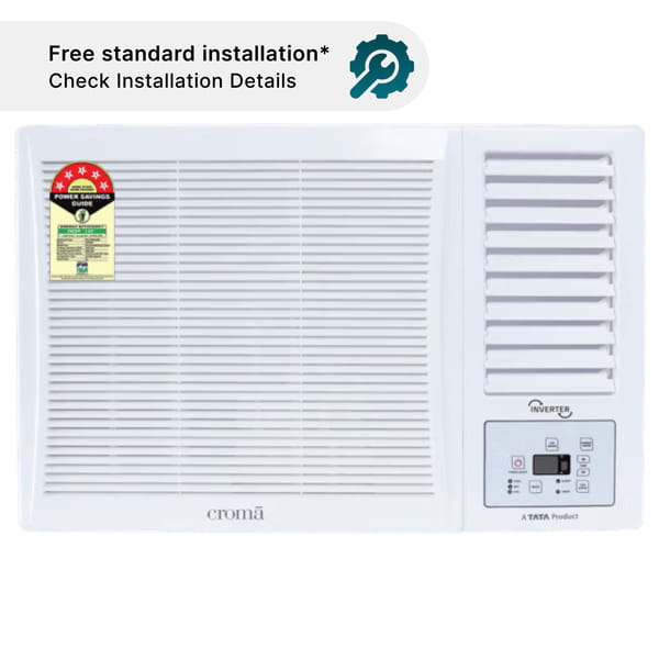 Buy Croma 4 in 1 Convertible 1.5 Ton 5 Star Inverter Window AC with Self Diagnosis (2025 Model, Copper Condenser) on EMI