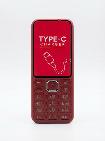 Buy itel it5027 Slim Keypad Mobile | 2.4 inch Display| Type C Charging (Ruby Red) on EMI