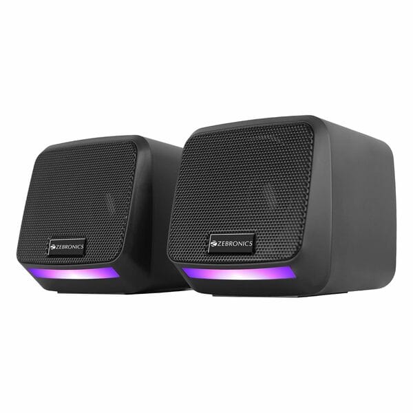 Buy Zebronics Igloo1 8W Laptops/Desktop 2.0 Speaker-Black on EMI