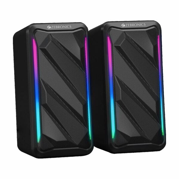 Buy Zebronics Igloo2 10W Laptops/Desktop 2.0 Speaker-Black on EMI