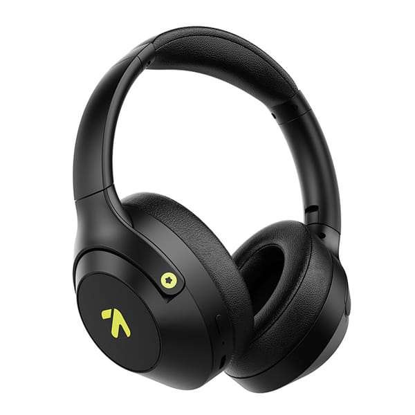 Buy Goboult Flex 80Hrs Battery, ENC Mic, 40mm Drivers, 60ms Low Latency Bluetooth & Wired Headset (Jet Black, On the Ear) on EMI