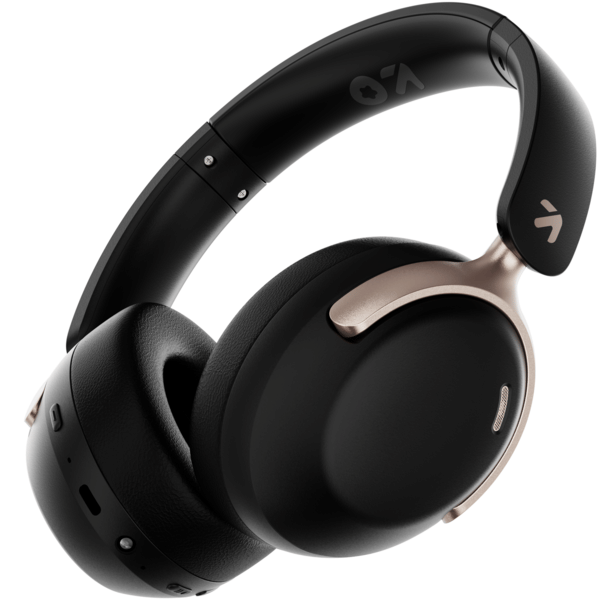 Buy Goboult Soniq 70Hrs Battery, 40mm Drivers, ENC Mic, Foldable Design Bluetooth & Wired Headset (Black, On the Ear) on EMI