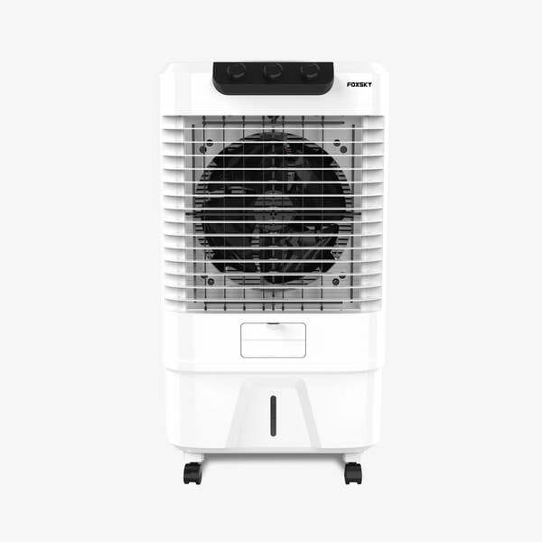 Buy Foxsky Polo 65 L Desert Air Cooler with Honeycomb Cooling Pads, 100% Copper Motor, Ice Chamber, 2 Year Warranty, White on EMI