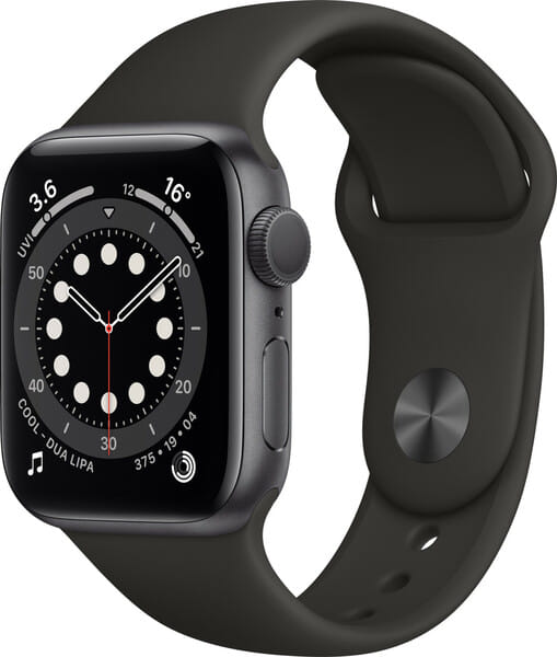 Buy Refurbished Apple Watch Series 6 (40mm, GPS Only) - Space Gray-Aluminium - Black-Sport Band - Fair on EMI