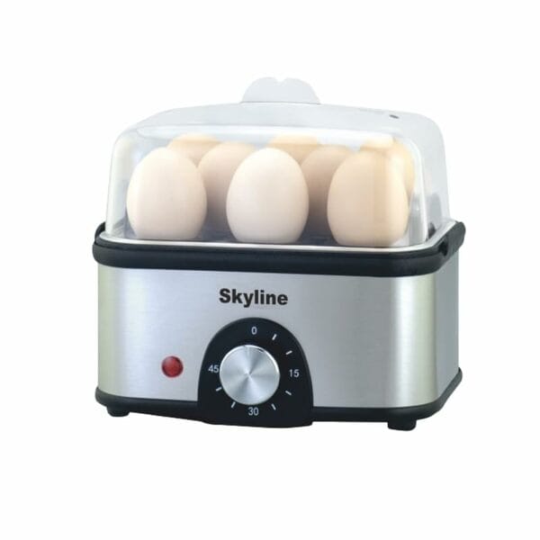 Buy Skyline VTL-6262 Stainless Steel Electric Egg Boiler, Quick & Easy Perfect Eggs Every Time -  500W on EMI