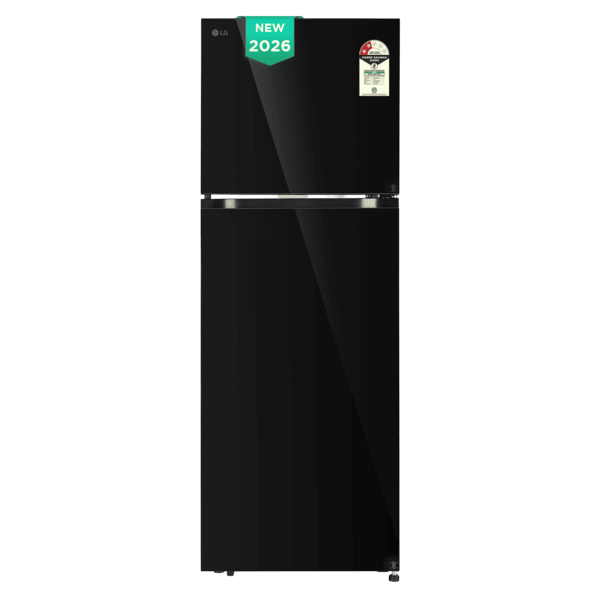 Buy LG 343 Litres 2 Star Frost Free Double Door Convertible Refrigerator with Smart Inverter Compressor (GLT3426SNBM, Black Mirror) (2026 Model) on EMI