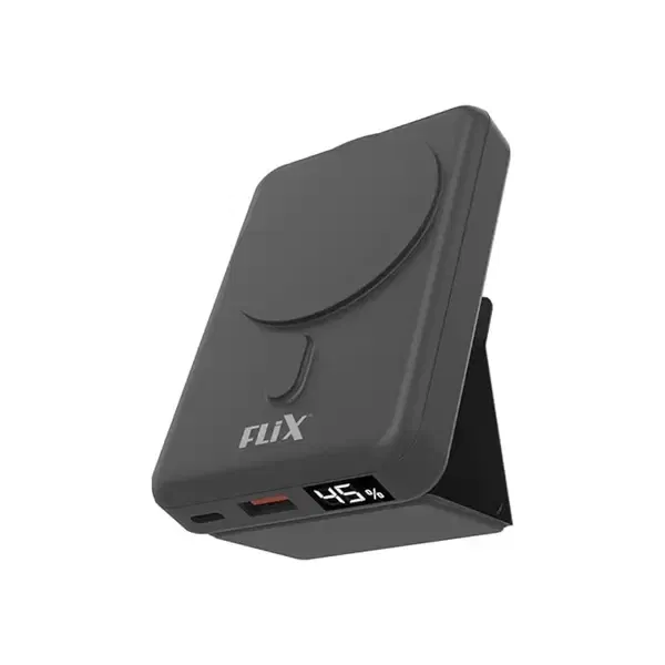 Buy FLiX (Beetel) MagConnect Elite 10,000mAh 15W Magnetic Wireless Output,22.5W QC Pocket Power Delivery PPS,Type C and Type A Input/Output,Rapid Charge,LED Display,Perfect for iPhone 12,13,14(Black) on EMI