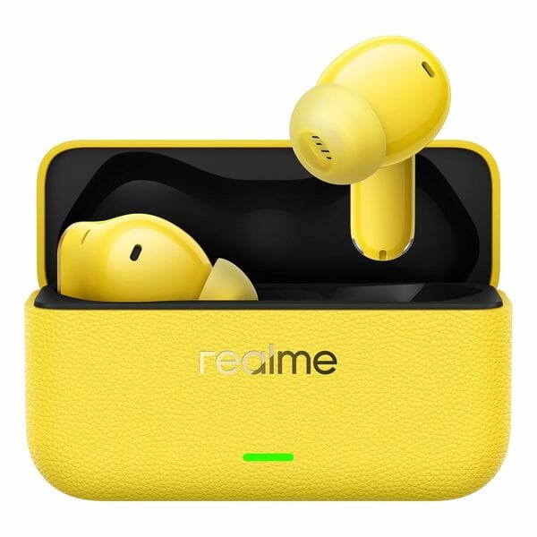 Buy realme Buds T500 Pro TWS Earbuds with 12.4mm Drivers, Upto 50dB ANC,3D Spatial Audio, 56H Playtime, AI ENC, IP55 Rating, and 45ms Low Latency BT 6.1 (Lemon Cola) on EMI