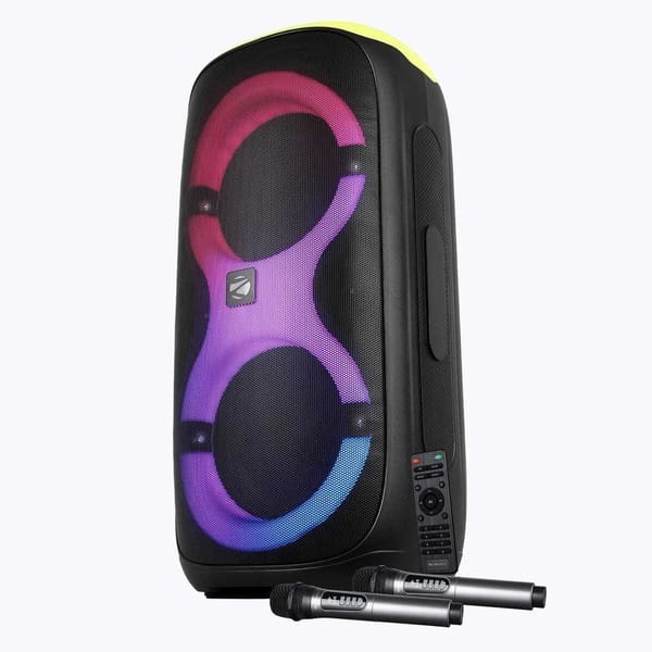 Buy Zebronics Thump 802 120W bluetooth Party Speaker (Black, 5.2.4 Channel) on EMI