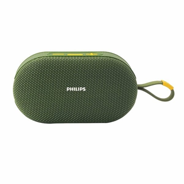 Buy PHILIPS Audio TAS1400BK Wireless Bluetooth Speaker with Deep Bass, Passive Radiator, 12W Sound Output, 1200mAh Rechargable Battery, 10H Playtime, Supports TF/USB/BT Modes (Green) on EMI