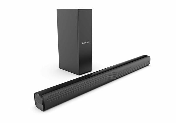 Buy Zebronics 120 Watts Soundbar with Dual Drivers, 4.3" Subwoofer Driver, Bluetooth v5.1, TV (ARC), USB, Media/Volume Control, Glossy Finish (Juke Bar 2501) on EMI