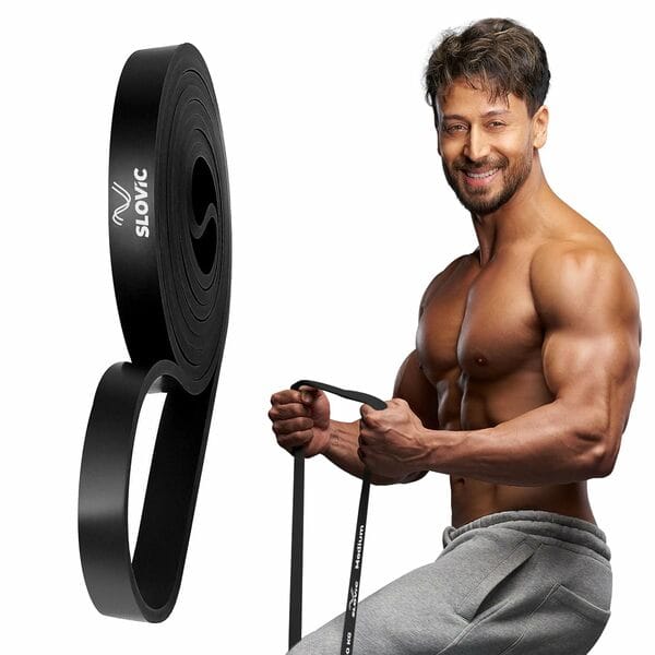 Buy Slovic Latex Resistance Band | Black Band on EMI