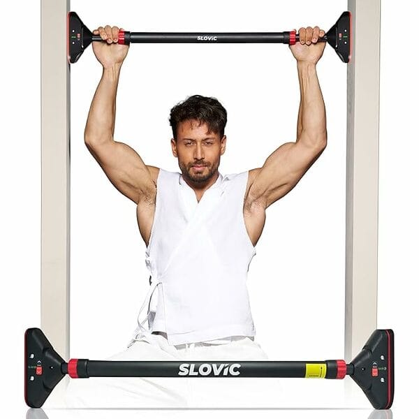 Buy Slovic Pull up Bar for Home Kids [250 KG] | No Screw Pull Up Bar Wall Mounted with Anti-Skid Grip | Pull-ups Bar for Workout | Gym Equipment for Home Workout (Length 72-110 CM) on EMI