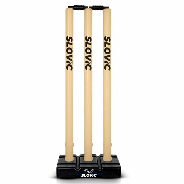 Buy Slovic Plastic Wickets | Black + Beige on EMI