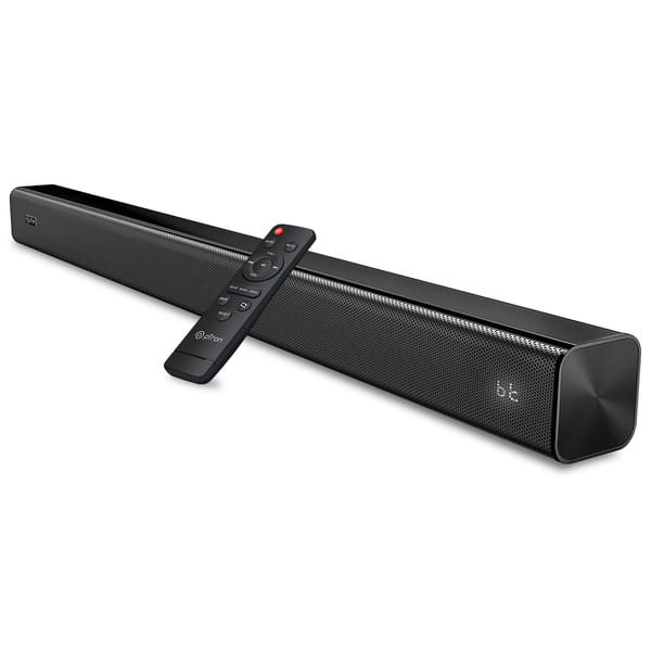 Buy pTron Jazz 2.0 Channel Soundbar for TV, Multi-Connectivity BT5.3/HDMI ARC/Opt-in/Aux/USB, 40W Immersive Stereo Sound on EMI