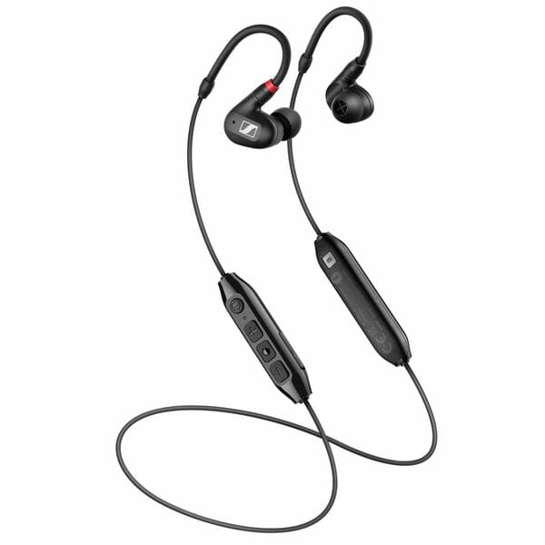 Buy Sennheiser IE 100 PRO Wireless Monitoring Earphone - Black with built-in mic for your mobile phone, PC or tablet. Passive noise cancelling & 10hours battery life on EMI