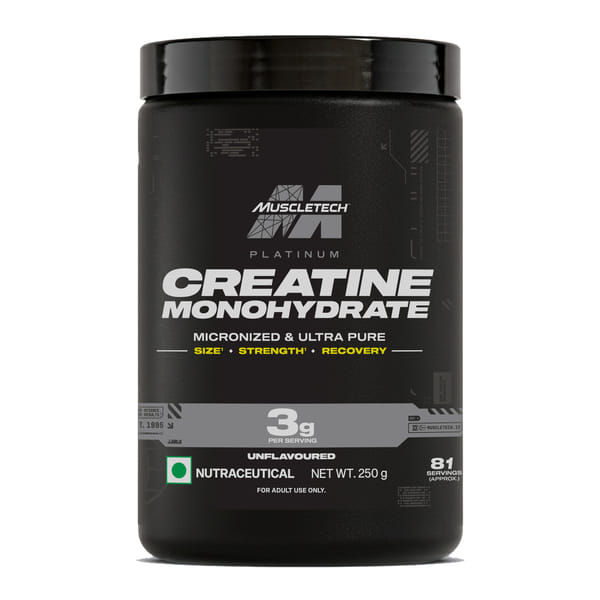 Buy Muscletech Platinum 100% Creatine - Unflavoured - 250gm on EMI