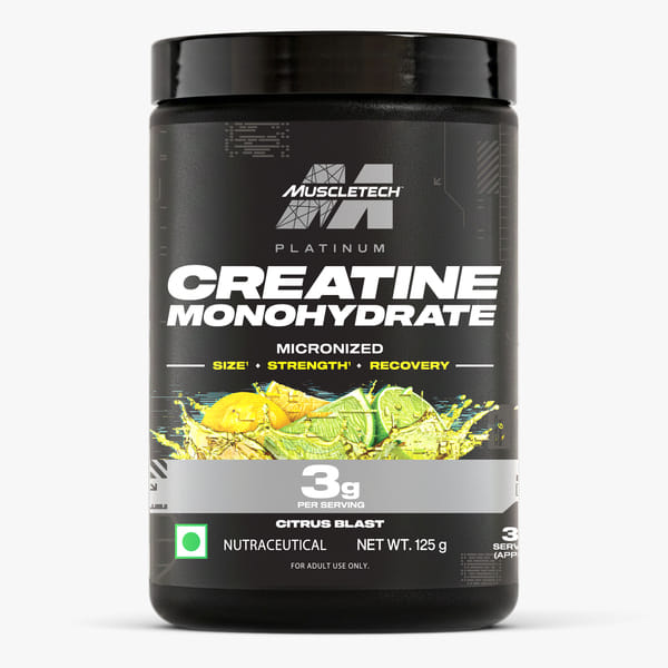 Buy Muscletech Platinum Creatine Monohydrate (Citrus Blast) 33 servings on EMI