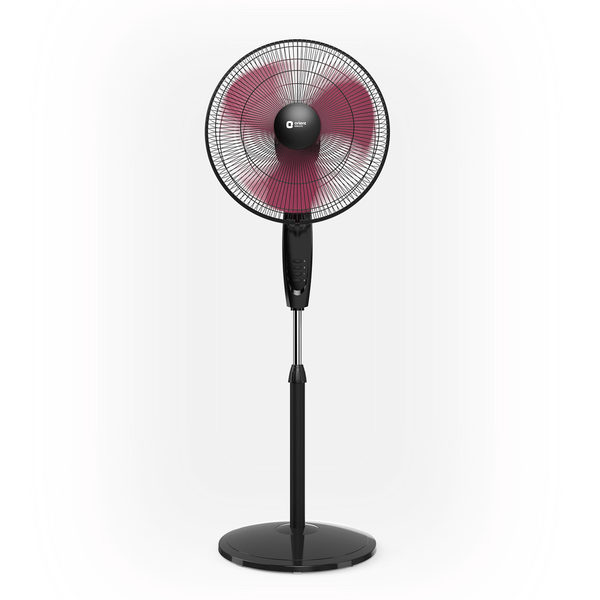 Buy Orient Electric 400MM Stand 37 Neo High Speed Pedestal Fan Crimson Black on EMI