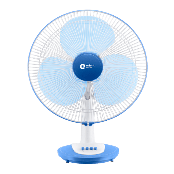Orient Electric Desk 25 400MM Table Fan White Blue