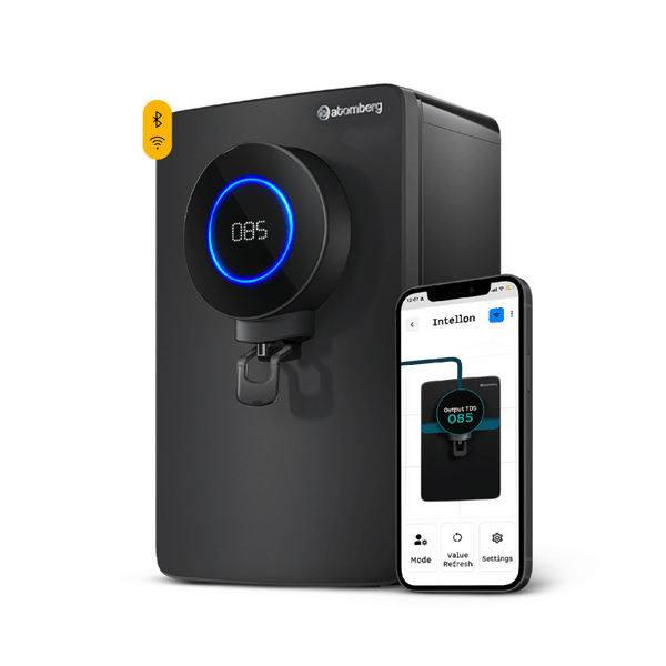 Buy Atomberg Intellon 1st Adaptive 8 LWater Purifier ( RO+UF+UV+Alkaliser | 4 Modes | TDS-Based Filtration | Smart IoT | 7-Stage | Retains Minerals ) | No AMC on EMI