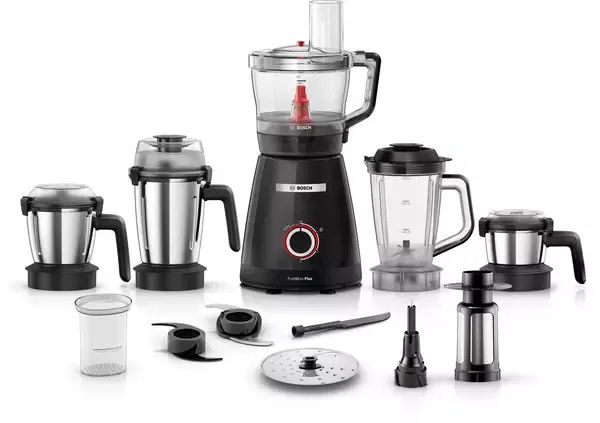 Buy Bosch MP8515A1KI TrueMixx Pro 800W Mixer Grinder + Food Processor (5 Jars, 40+ Functions) on EMI