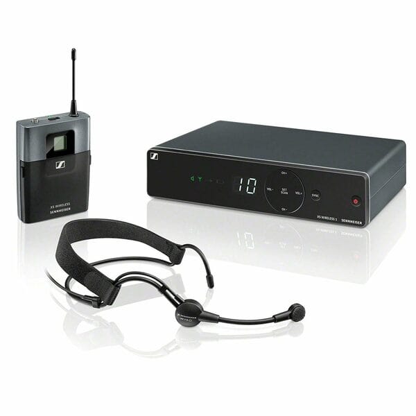 Buy Sennheiser XSW 1‑ME3‑A Wireless Headset Microphone System | ME 3 Cardioid Headset | True Diversity Receiver | 10 Compatible Channels | Ideal for Fitness Instructors, Stage Performers & Presentations on EMI