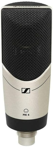 Buy Sennheiser Mk 4 Large Diaphragm Condenser Xlr Microphone| True Condenser Capsule | Low Self-Noise | 20Hz 20Khz | Ideal For Vocals, Instruments, Voice Over & Broadcast Applications on EMI